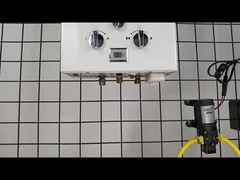 0.02-0.8Mpa 6L गैस गीजर एलपी गैस शिविर स्नान तत्काल पानी हीटर प्रणाली