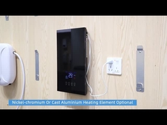 220V 5500W टैंक रहित स्नान छोटे इलेक्ट्रिक तत्काल गर्म पानी हीटर