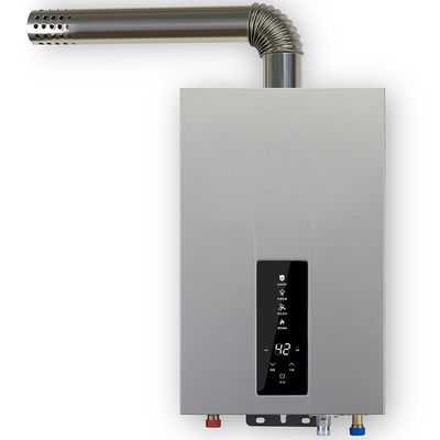110-220V निरंतर तापमान गैस वॉटर हीटर 18L स्लिवर संतुलित